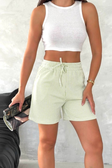 Pantaloni scurţi FINOLGA MINT, Culoare: mentă, IVET.RO - Reduceri de până la -80%