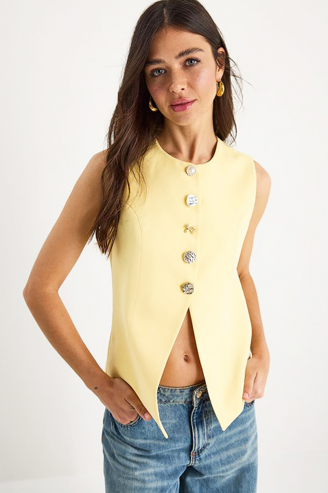 Top ESMANARA YELLOW, Culoare: galben, IVET.RO - Reduceri de până la -80%