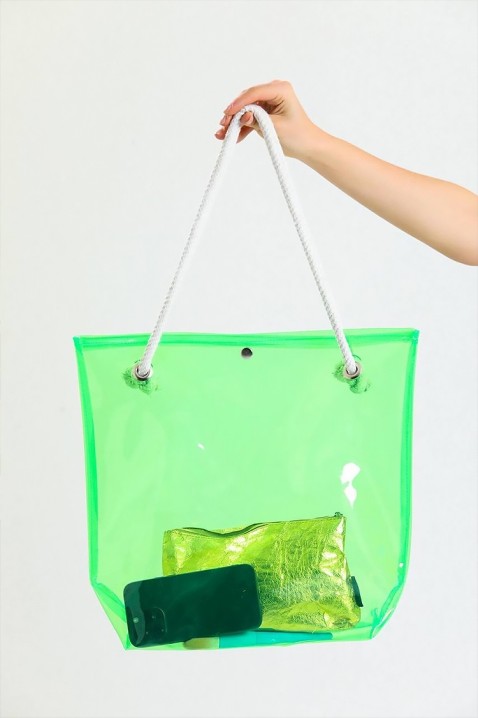 Geantă de plajă NEONANA GREEN, Culoare: verde, IVET.RO - Reduceri de până la -80%