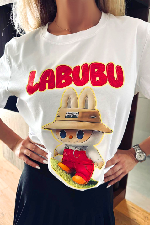 Tricou LABUBU GARDEN, Culoare: alb, IVET.RO - Reduceri de până la -80%