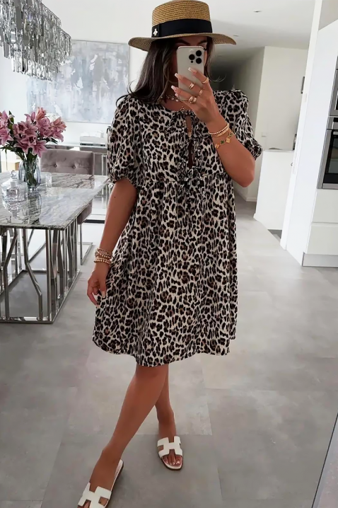Rochie FASARA, Culoare: leopard, IVET.RO - Reduceri de până la -80%