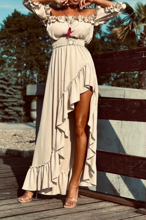Rochie LERMOXA BEIGE, Culoare: bej, IVET.RO - Reduceri de până la -80%