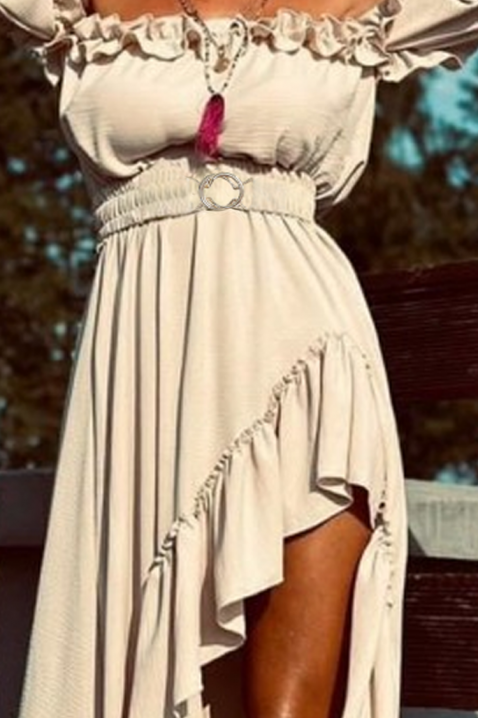 Rochie LERMOXA BEIGE, Culoare: bej, IVET.RO - Reduceri de până la -80%