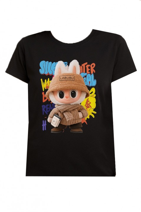 Tricou LABUBU HAT BLACK, Culoare: negru, IVET.RO - Reduceri de până la -80%