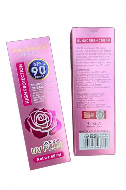 Cremă BB cu protecție solară KISSBEAUTY SPF 90IVET.RO - Reduceri de până la -80%
