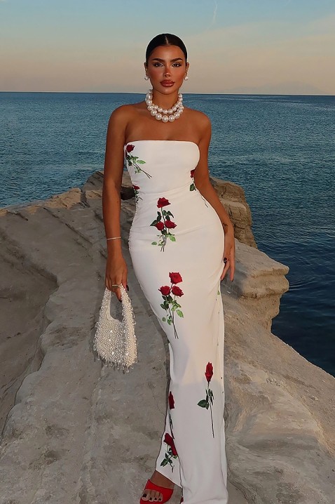 Rochie CLASYKANA, Culoare: alb, IVET.RO - Reduceri de până la -80%