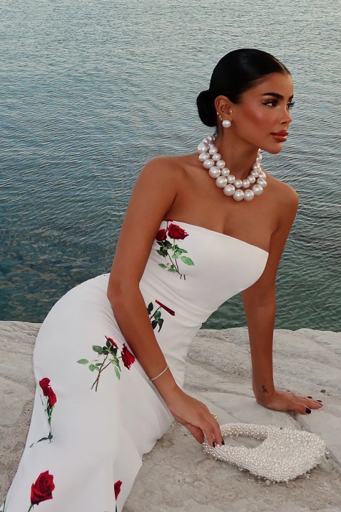 Rochie CLASYKANA, Culoare: alb, IVET.RO - Reduceri de până la -80%