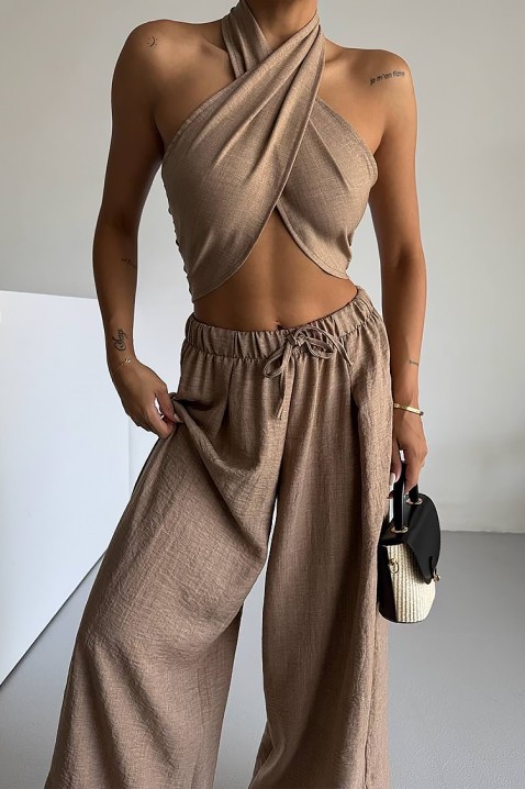 Set ASMEROLA BEIGE, Culoare: bej închis, IVET.RO - Reduceri de până la -80%