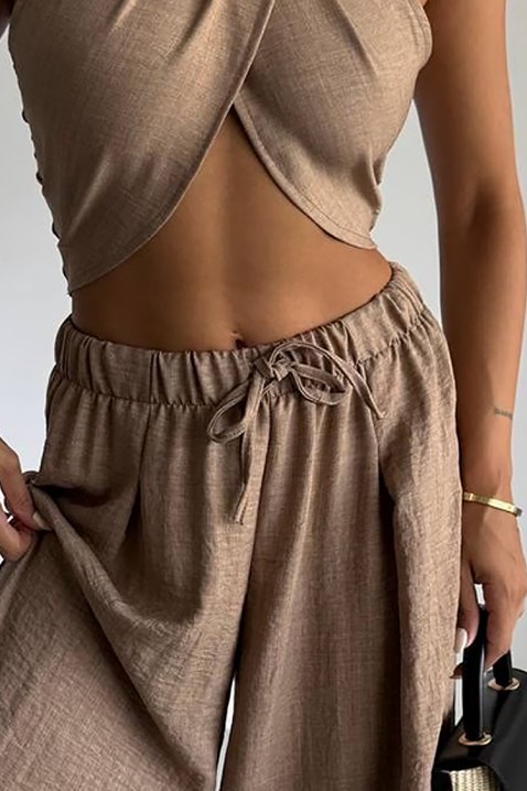 Set ASMEROLA BEIGE, Culoare: bej închis, IVET.RO - Reduceri de până la -80%