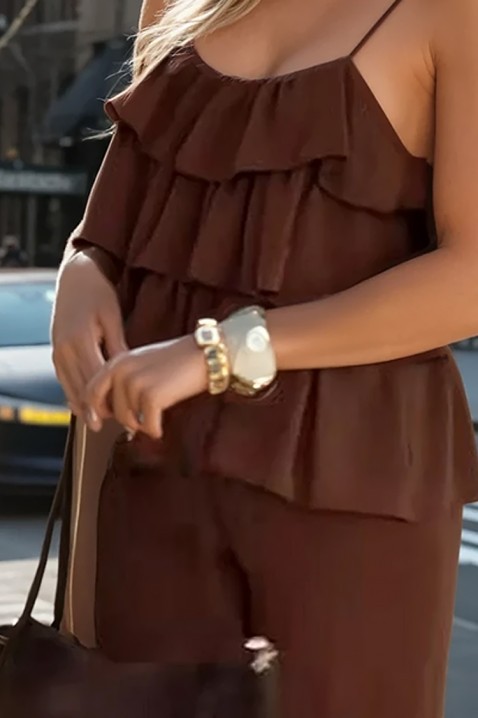 Set TIRVILZA BROWN, Culoare: maro, IVET.RO - Reduceri de până la -80%