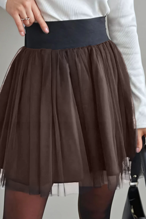 Fustă SARTELFA BROWN, Culoare: maro, IVET.RO - Reduceri de până la -80%