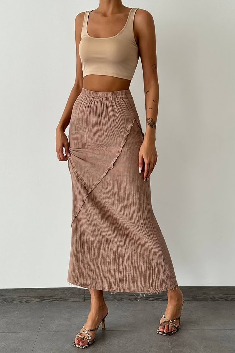 Fustă KABAWA BEIGE, Culoare: bej, IVET.RO - Reduceri de până la -80%