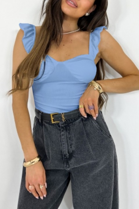 Top SKLIVERZA BLUE, Culoare: albastru, IVET.RO - Reduceri de până la -80%