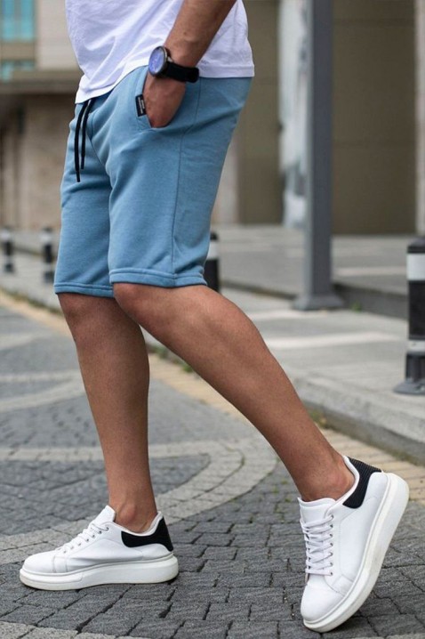 Pantaloni scurți pentru bărbați RILJO BLUE, Culoare: albastru, IVET.RO - Reduceri de până la -80%