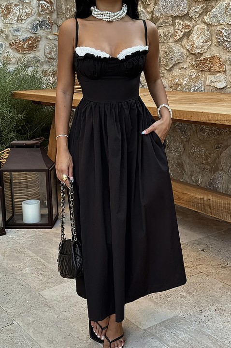 Rochie XERLINZA, Culoare: negru, IVET.RO - Reduceri de până la -80%