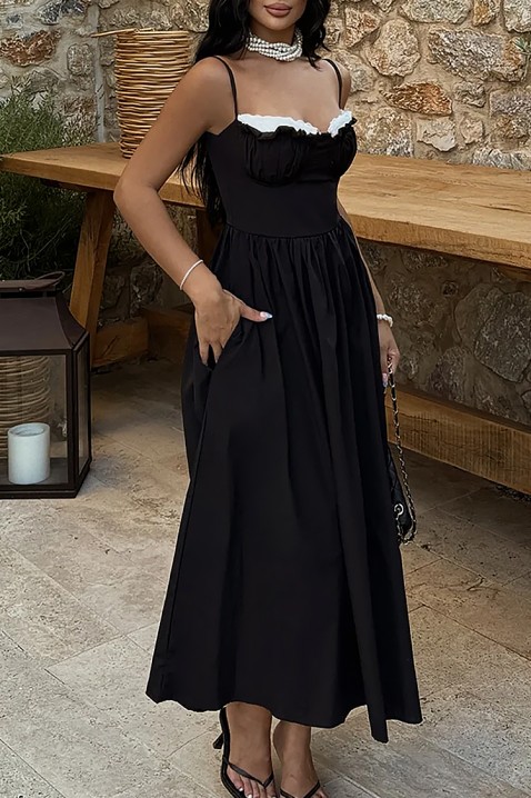 Rochie XERLINZA, Culoare: negru, IVET.RO - Reduceri de până la -80%