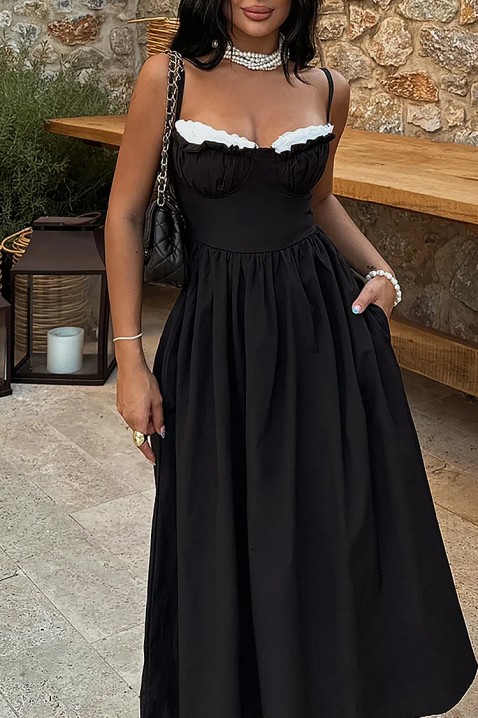 Rochie XERLINZA, Culoare: negru, IVET.RO - Reduceri de până la -80%