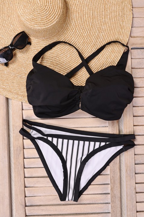 Costum de baie OLIZERZA, Culoare: negru și alb, IVET.RO - Reduceri de până la -80%