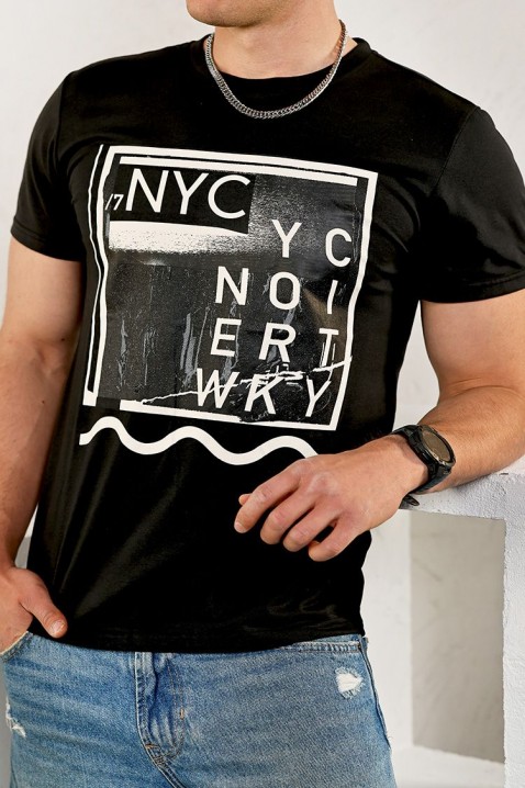 Tricou bărbați ROZONO BLACK, Culoare: negru, IVET.RO - Reduceri de până la -80%