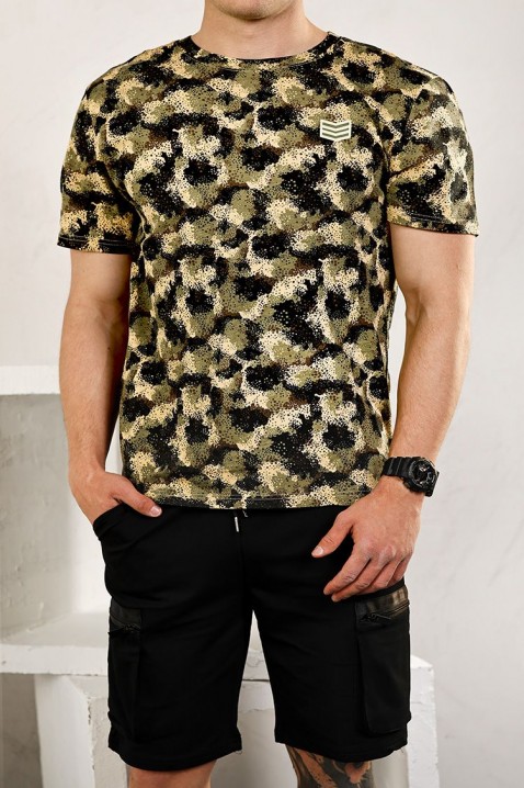 Tricou bărbați ROBERZO, Culoare: khaki, IVET.RO - Reduceri de până la -80%