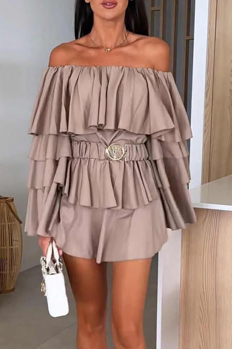 Rochie ZEMORDA MOCHA, Culoare: mocca, IVET.RO - Reduceri de până la -80%