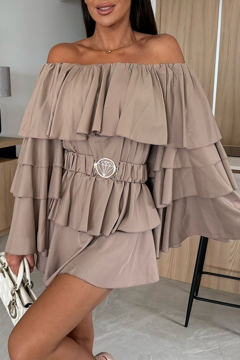 Rochie ZEMORDA MOCHA, Culoare: mocca, IVET.RO - Reduceri de până la -80%