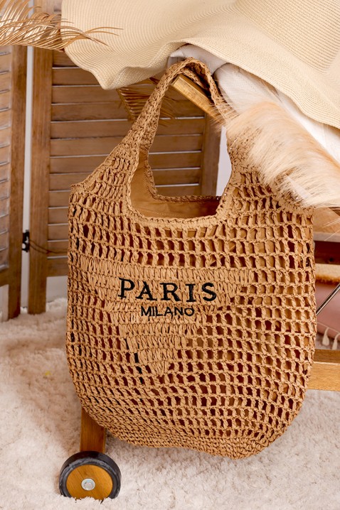 Geantă de plajă FLORIDANA BEIGE, Culoare: bej, IVET.RO - Reduceri de până la -80%