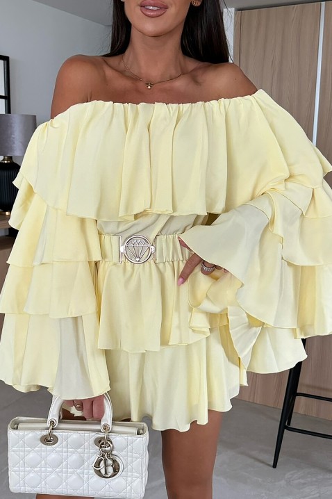 Rochie ZEMORDA YELLOW, Culoare: galben, IVET.RO - Reduceri de până la -80%