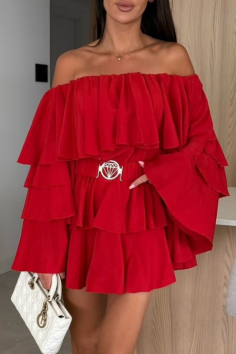 Rochie ZEMORDA RED, Culoare: roșu, IVET.RO - Reduceri de până la -80%