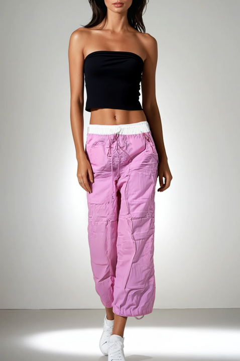 Pantaloni VIOTREJA PINK, Culoare: fuchsia, IVET.RO - Reduceri de până la -80%