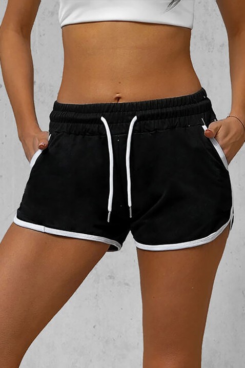 Pantaloni scurți SPORDA BLACK, Culoare: negru, IVET.RO - Reduceri de până la -80%