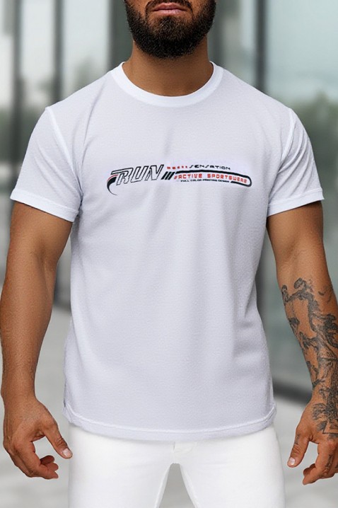 Tricou bărbați MOKROZO, Culoare: alb, IVET.RO - Reduceri de până la -80%