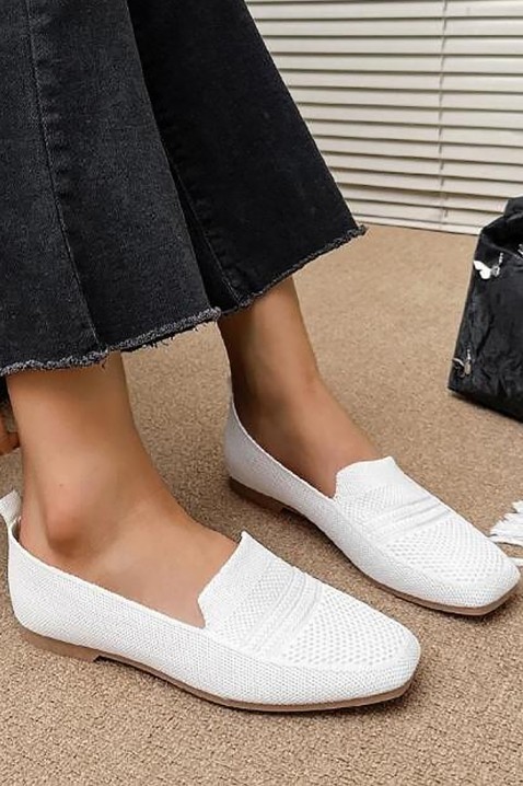 Mocasini damă VIODELZA WHITE, Culoare: alb, IVET.RO - Reduceri de până la -80%