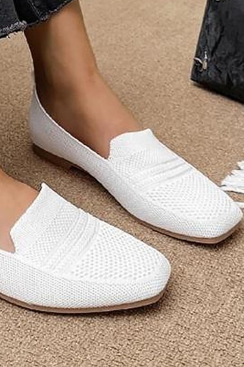 Mocasini damă VIODELZA WHITE, Culoare: alb, IVET.RO - Reduceri de până la -80%