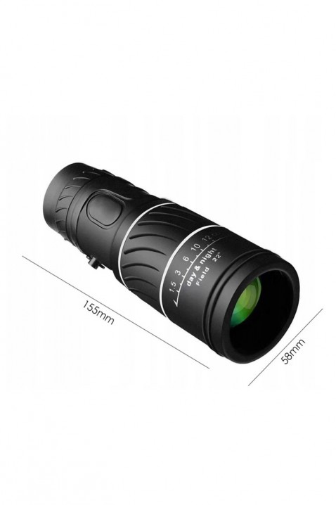 Telescop monocular cu suport pentru telefon și trepied DROLGY, Culoare: negru, IVET.RO - Reduceri de până la -80%