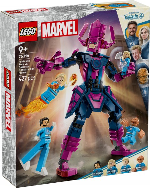 76316 - Fantasticii Patru împotriva lui Galactus - figură pentru construcțieIVET.RO - Reduceri de până la -80%