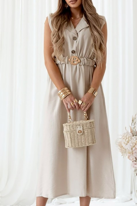 Rochie FROMELA BEIGE, Culoare: bej, IVET.RO - Reduceri de până la -80%
