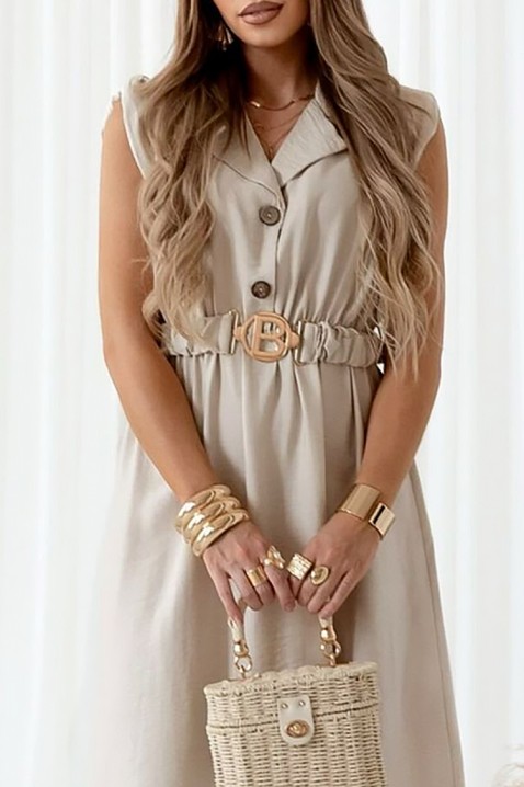 Rochie FROMELA BEIGE, Culoare: bej, IVET.RO - Reduceri de până la -80%