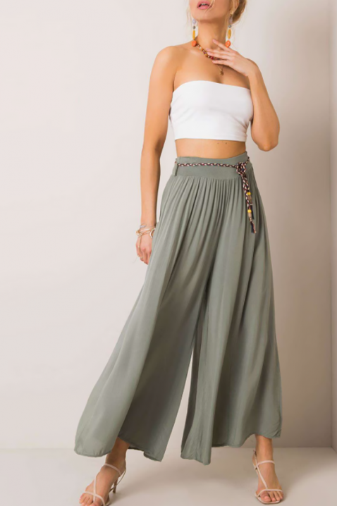 Pantaloni MESEMBRIA, Culoare: verde, IVET.RO - Reduceri de până la -80%