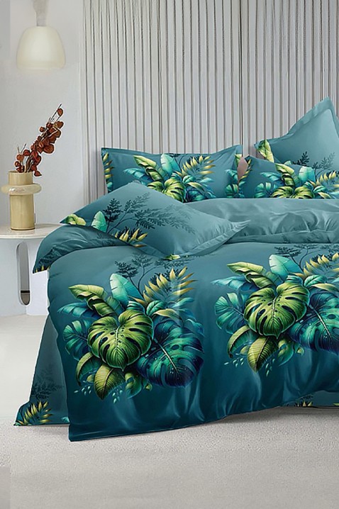 Lenjerie de pat AURELDA 200x220 cm bumbac 4 piese, Culoare: multicolor, IVET.RO - Reduceri de până la -80%