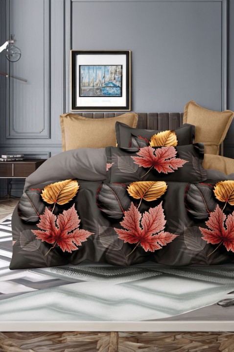 Lenjerie de pat ISMEARA 200x220 cm bumbac 4 piese, Culoare: multicolor, IVET.RO - Reduceri de până la -80%