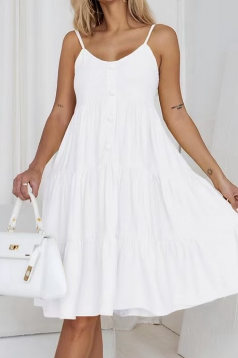 Rochie SOLFERNIA WHITE, Culoare: alb, IVET.RO - Reduceri de până la -80%