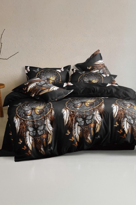 Lenjerie de pat ZORENJA 200x220 cm bumbac 4 piese, Culoare: multicolor, IVET.RO - Reduceri de până la -80%