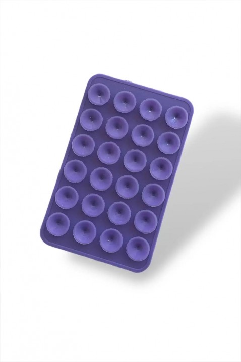 Suport bilateral din silicon pentru telefon FUNCASE, Culoare: lila, IVET.RO - Reduceri de până la -80%