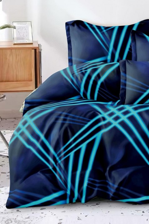 Lenjerie de pat ORIENJA 200x220 cm bumbac 4 piese, Culoare: multicolor, IVET.RO - Reduceri de până la -80%