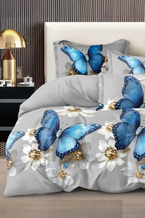 Lenjerie de pat BRISENA 200x220 cm bumbac 4 piese, Culoare: multicolor, IVET.RO - Reduceri de până la -80%