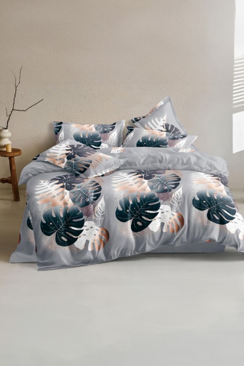 Lenjerie de pat ISEDRA 200x220 cm bumbac 4 piese, Culoare: multicolor, IVET.RO - Reduceri de până la -80%