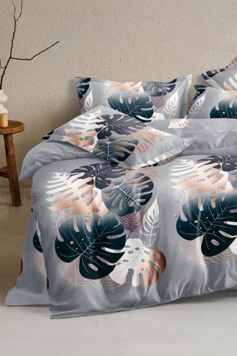 Lenjerie de pat ISEDRA 200x220 cm bumbac 4 piese, Culoare: multicolor, IVET.RO - Reduceri de până la -80%