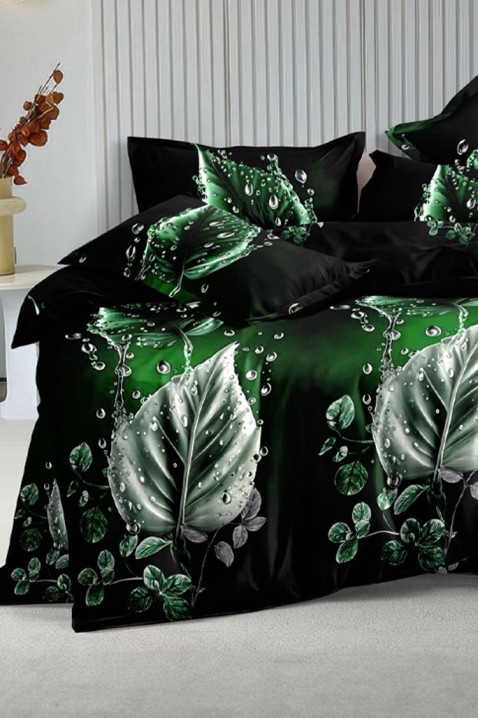 Lenjerie de pat SERAHINA 200x220 cm bumbac 4 piese, Culoare: multicolor, IVET.RO - Reduceri de până la -80%