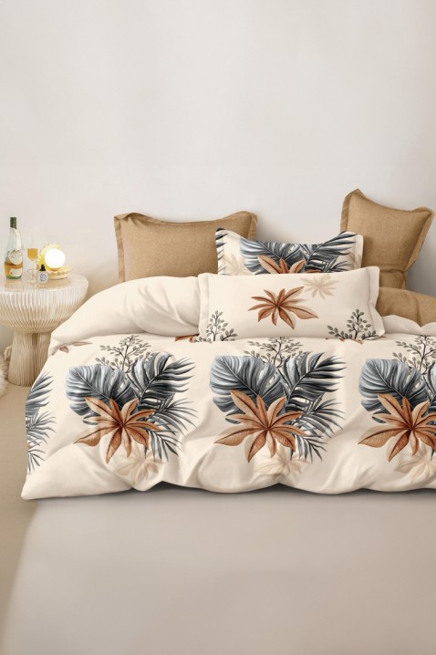 Lenjerie de pat ELYSIA 200x220 cm bumbac 4 piese, Culoare: multicolor, IVET.RO - Reduceri de până la -80%